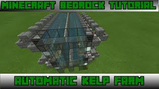 Minecraft - Bedrock Edition 1.8.1 - Kelp farm - lossless and automatic