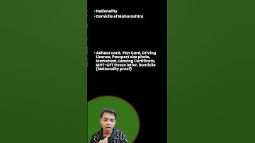 Important Documents required while taking admission in a college | MHT-CET Cap round process