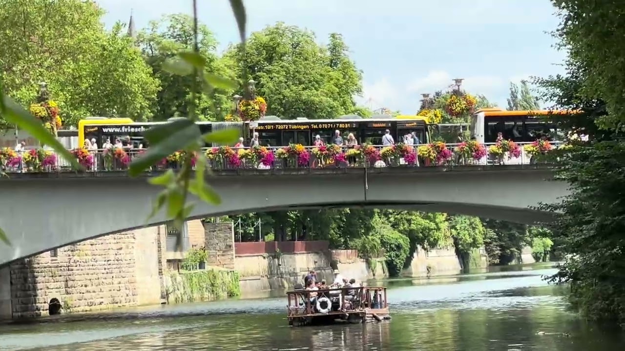 A Walk by the Neckar River in Tübingen 