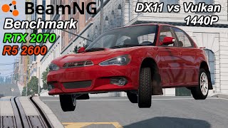 BeamNG.drive - RTX 2070 & R5 2600 Benchmarks DX11 vs Vulkan 1440P