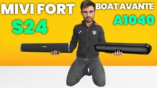 Mivi Fort S24 vs boAt Avantebar 480 😱 Bluetooth Speaker Test + Bass Comparison! | Honest Review