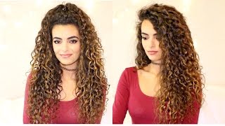 LONG CURLY HAIR ROUTINE | ItsRimi