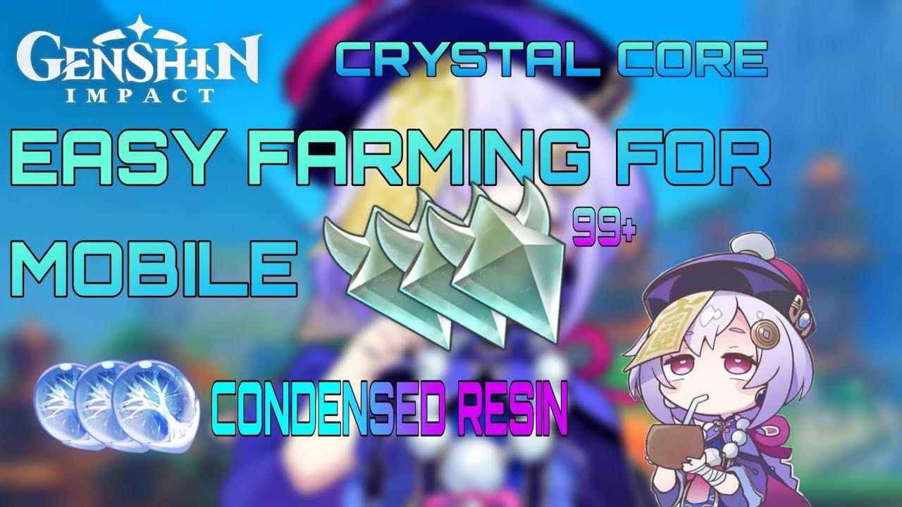 how to farm infinite crystal core on mobile | Genshin Impact 