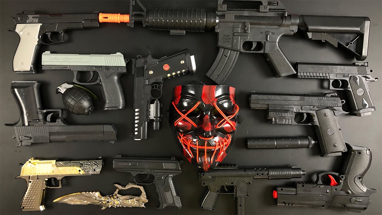 Dangerous Weapons BB Guns !!! Karambits Magnum Desert Eagle YouTube