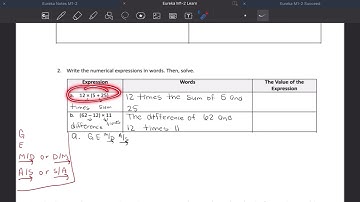 Module 2 Lesson 7 and8 (Problem Set) - 5th Grade Eureka Math TEKS
