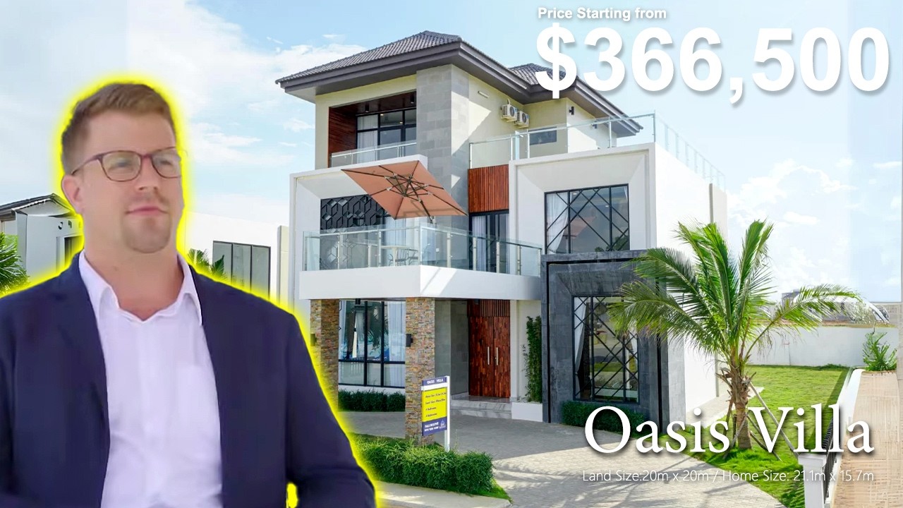 $366,500 Oasis Villa tour, 4 modern bedrooms, perfect for family living. Borey Williams