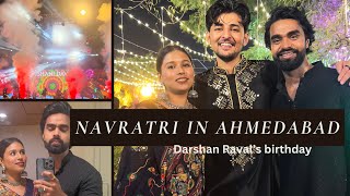 Navratri in Ahmedabad with Darshan Raval | birthday celebration | garba