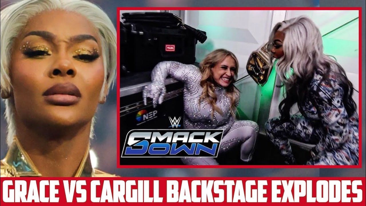 Джординн Грейс и Джейд Каргилл устроили дикую закулисную драку на шоу SmackDown.
