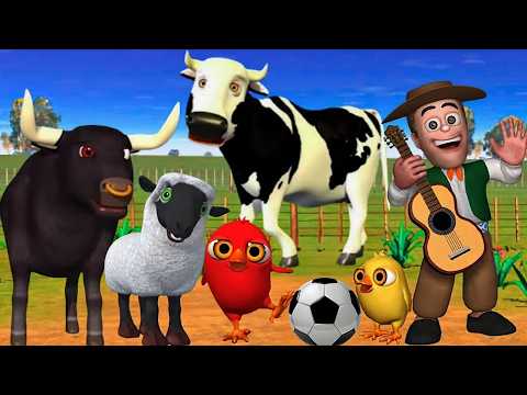 La Vaca Lola Remix y Los Pollitos Dicen- Canciones de La Granja de Zenón 2-Toro y Dinosaurio Granja