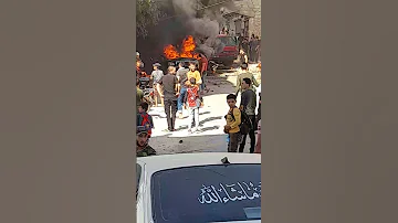 انفجار في عفرين 2021 9 5 في حي الأشرفية 