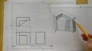 Multiview Drawing Activity 2.4 #4 Net Worth