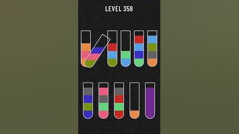 Water Sort Puzzle Level 358 Walkthrough Solution Android/iOS 💦