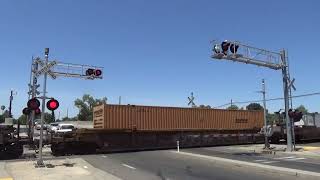 Union Pacific 6546 North w/UP 6318 SP Patched Unit DPU @ Sacramento CA 5//25/2025