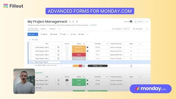 How to make create advanced Monday forms with Fillout