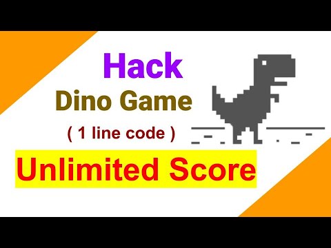 Hack Google Chrome Dinosaur Game For Unlimited Score | Tech Blooded | Tutorial In Hindi