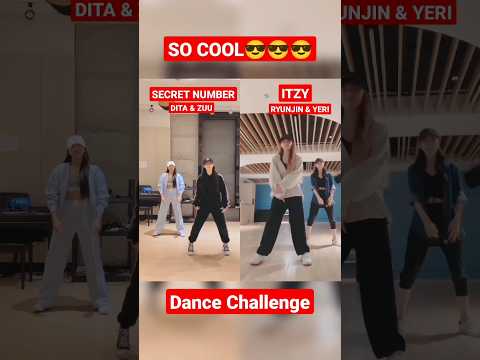 SECRET NUMBER X ITZY (DANCE CHALLENGE) #secretnumber #itzy #dita #zuu #ryujin  #yeji #shorts #fyp