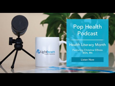 Pop Health Podcast - Health Literacy Month