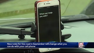 What you can and cannot do under new rules involving cell phones in cars