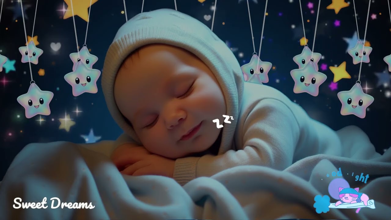 Baby Sleep Music 🎶 Help Baby Sleep Instantly 🌙 Beat Insomnia Fast 💫 Mozart & Brahms Lullaby