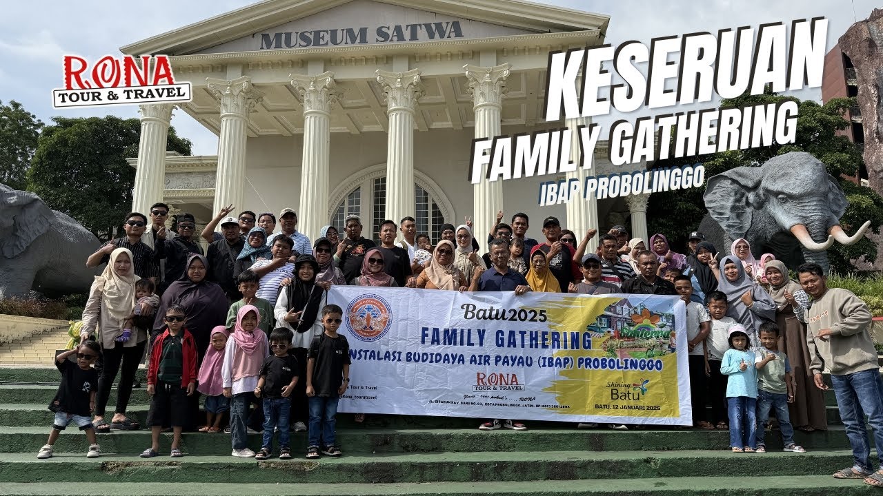 Family Gathering IBAP kota Probolinggo go to Batu Jawa timur with Rona tour and travel