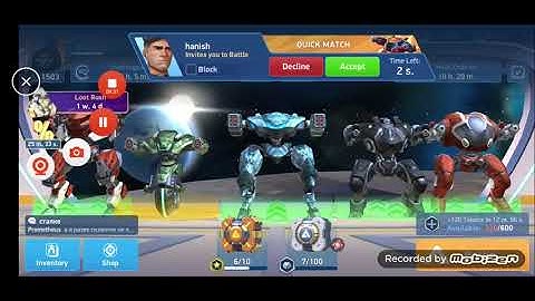 I found a hacker in mech arena😱😱