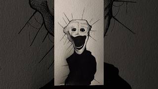 How To Draw The Boiled One #art #horror #drawing #viralshorts