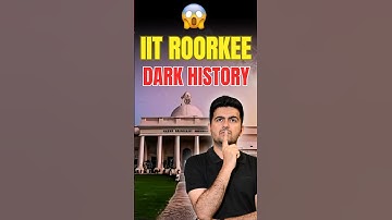 IIT ROORKEE 1st IIT ? 😱😨 #iitroorkee #jeemains #iit