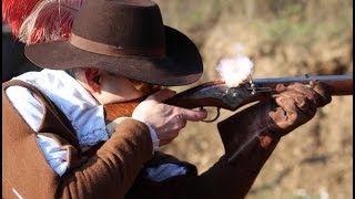 Firing a wheel lock carbine