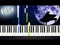 Debussy - Clair de Lune - EASY Piano Tutorial by PlutaX