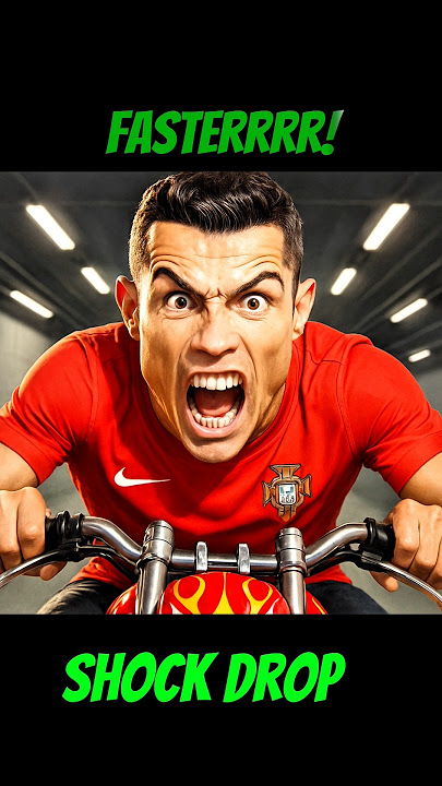 Ronaldo Wants to Go FASTERR! 🏍️😤 #ronaldo #shorts #messi