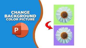 how to change background color of picture in PowerPoint