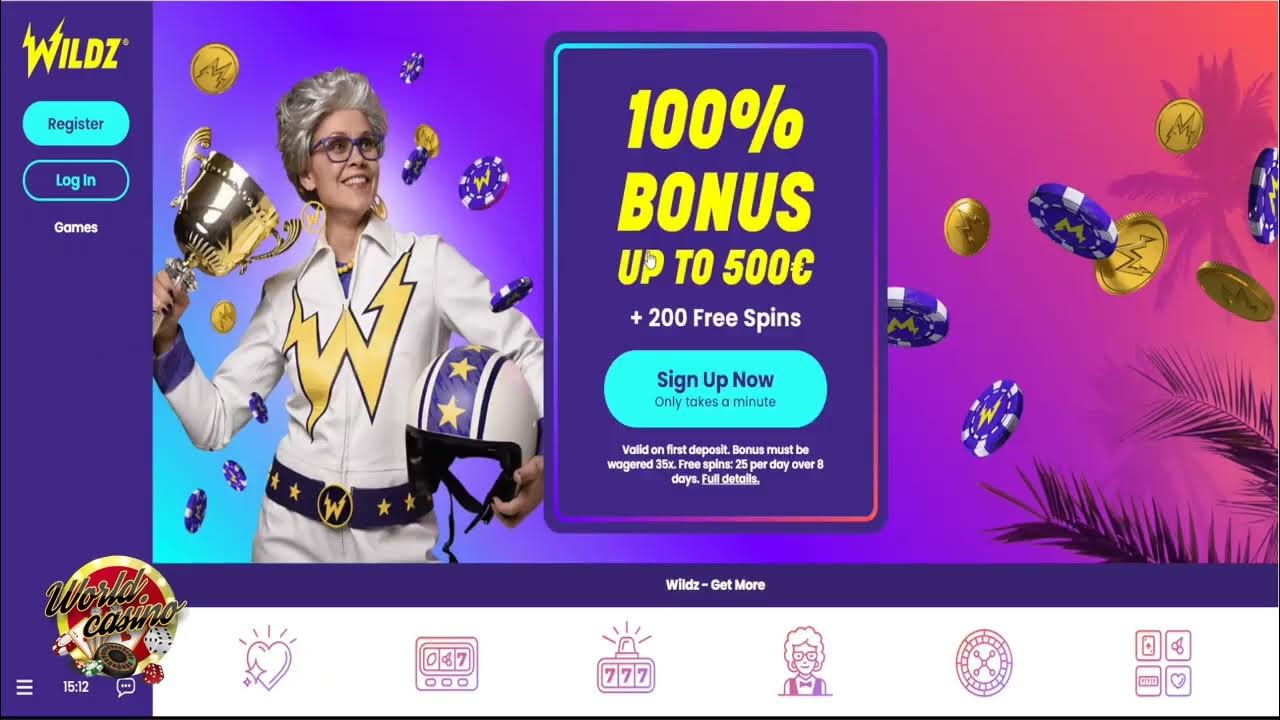 Wildz casino - review of online casino, BONUS + Promo Code - YouTube
