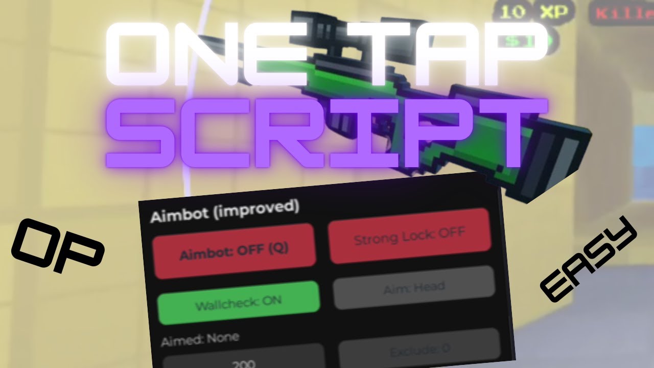 One Tap Script ONE TAP Script | No Key | AIMBOT, HITBOX EXPANDER & ESP | Pastebin 2026 ...
