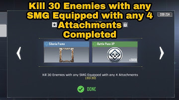 Kill 30 Enemies with any SMG Equipped with any 4 Attachments | Run and Gun COD Mobile