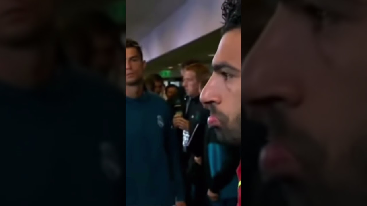 Ronaldo and Salah meme template 