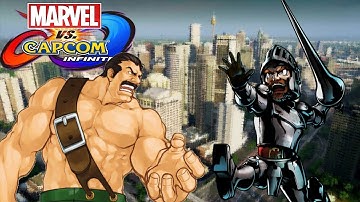 Marvel Vs Capcom: Infinite Haggar and Arthur Character Dialogue and End Battle Quotes