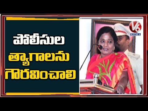 Governor Tamilisai Attended For Kashmir On Convos Closing Ceremony In Madhapur | V6 News