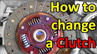 How to REPLACE a clutch in a car - (Step by Step guide)