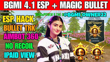 BGMI HACK 4.1 | BGMI 4.1 MOD APK | BGMI ESP HACK | BGMI NEW HACK TODAY | HOW TO HACK BGMI HACK 