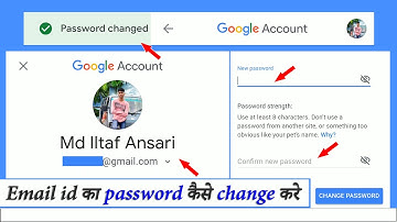 Gmail/Google Account Password Kaise Change Kare | How To Change Gmail Password | By Iltaf Technical