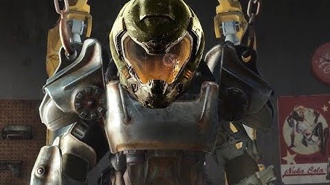 Fallout 4 "Doom Guy" play