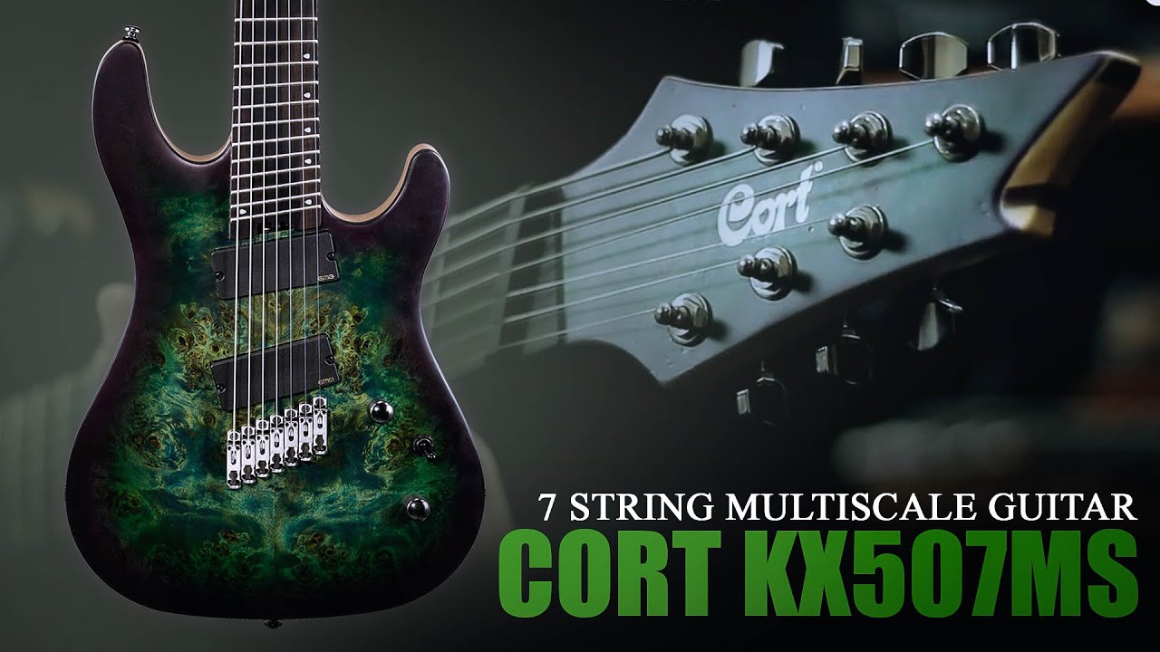 CORT KX500MS - 7 String Multiscale Guitar - Metal