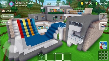 Block Craft 3D: Building Simulator Games For Free Gameplay #1505 (iOS & Android) | Modern Mansion