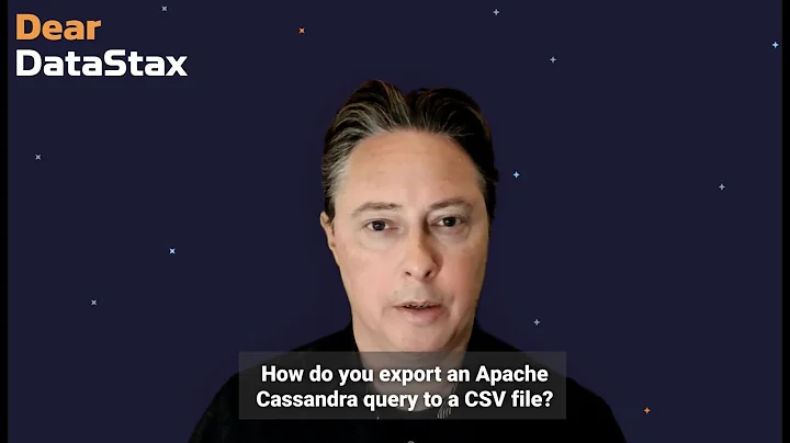 Dear DataStax Episode 16: How do you export a Cassandra query to a CSV file?