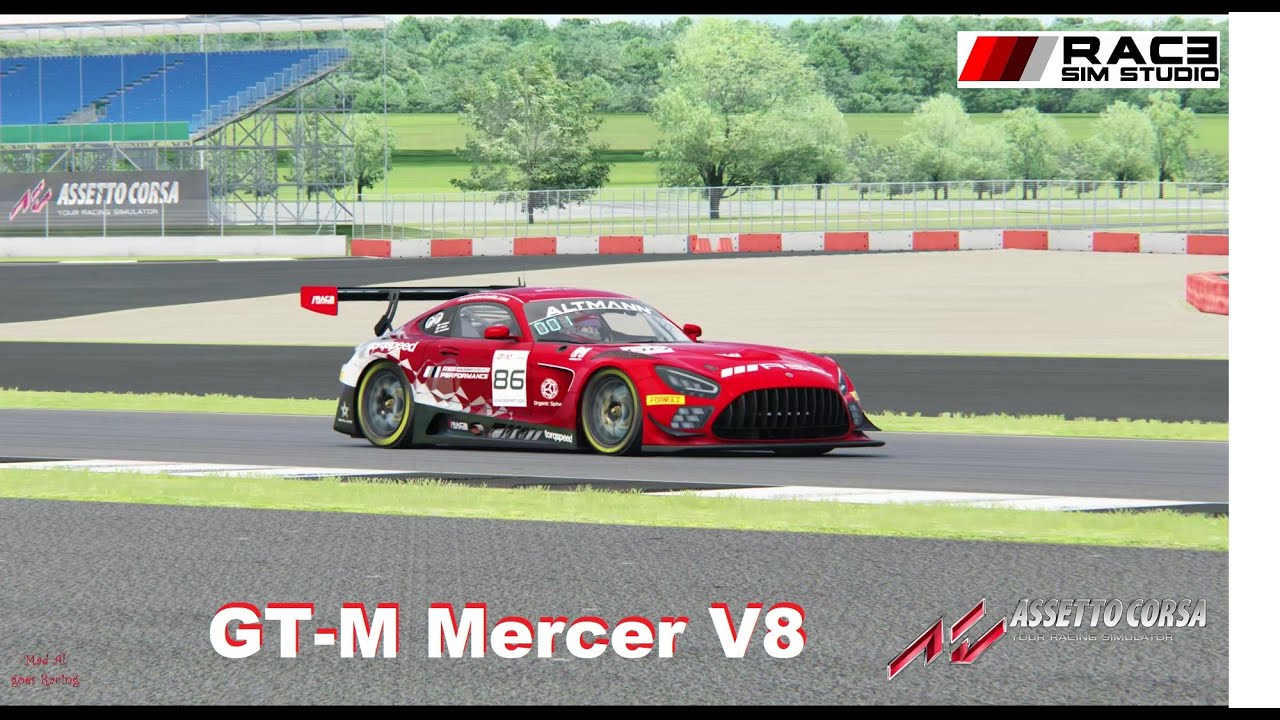 Race Sim Studio GT-M Mercer V8 - YouTube