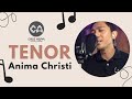 Anima christi  tenor tutorial by cris aspa  aspanation