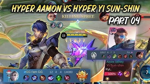 12 Kills !! Hyper Aamon VS Hyper Yi Sun-Shin, Build Aamon Tersakit 2023 - Mobile Legends