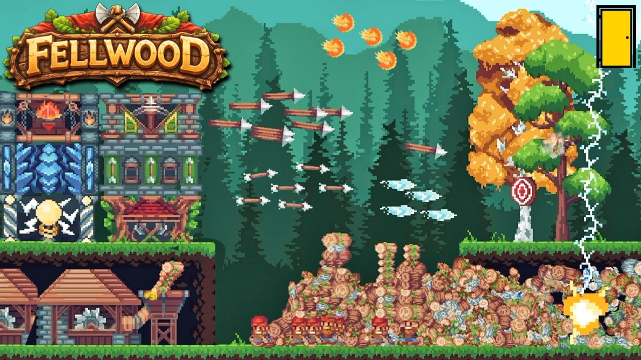 Building A Tree-mendous Lumber Empire! | Fellwood (Incremental Woodcutting Game)