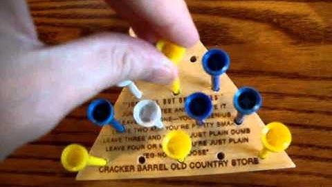 Cracker Barrel Peg-Jumping Game: Anti-Solution