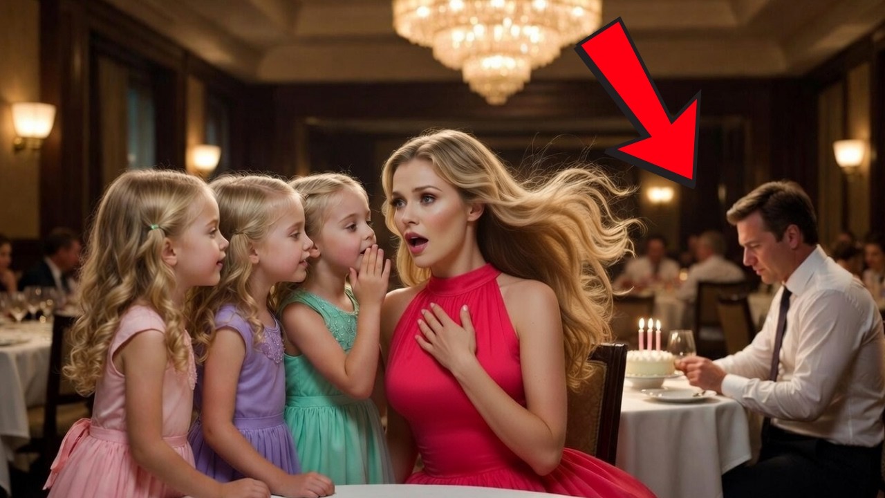 Отец-одиночка отпраздновал свой день рождения в одиночестве — пока девочки-тройняшки не прошептал...